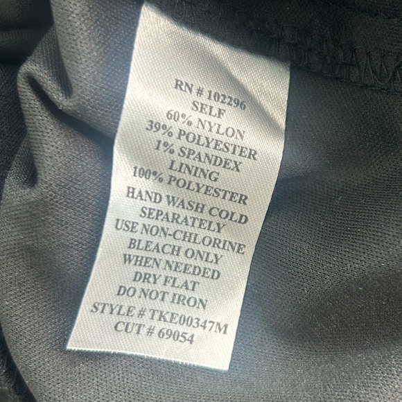 Connect Apparel Gold Black Floral Dark Romantic Cowl Sheath Dress 12 Y2K - Picture 3 of 16